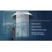 DreamLine SHEN-24315340-HFR-09 Unidoor Plus Frameless Hinged Shower Enclosure  31 1/2 W x 34 3/8 D x 72" H  Satin Black - B07737KTXR